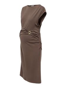 Only Maternity Платье 'OLMEvalyn' в коричневом цвете