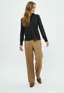 Блуза PCPAYTON V-NECK LONG SLEEVE PEPPERCORN, черный