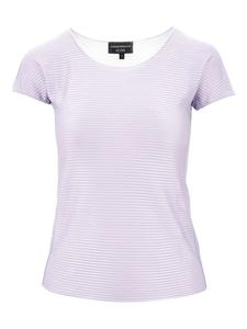 Полосатая футболка Emporio Armani, фиолетовый