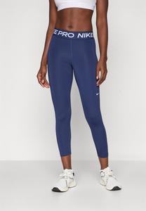 Леггинсы Nike Performance CROP, Midnight Navy/White/Dark Blue