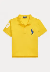 Поло-Рубашка свободного кроя из эластичной сетки с рисунком «крупный пони» 714y Polo Ralph Lauren, Racing Yellow