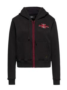 Спортивная куртка Queen Kerosin Fas& Curvy, черный