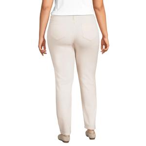 Джинсы прямого кроя со средней посадкой размера плюс Lands' End из переработанного материала Lands' End