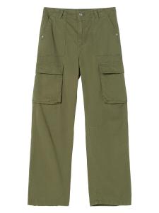 Брюки карго Bershka, хаки