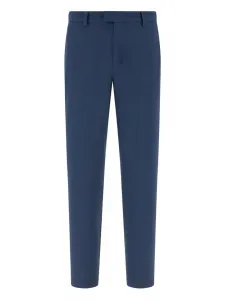 Брюки со стрейчем и диагональными карманами Boggi Milano, синий