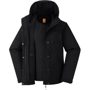 Водонепроницаемая и дышащая утепленная ветровка женская черная Timberland