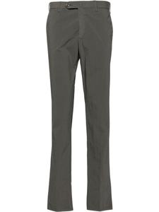 Узкие брюки средней посадки PT Torino, зеленый