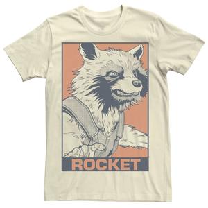 Мужская футболка с рисунком «Мстители: Финал» Rocket в стиле поп-арт Marvel