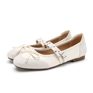 Туфли Мэри Джейн на массивном каблуке для женщин FOXER, Silver