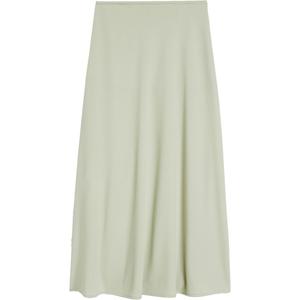 Расклешенная юбка миди на молнии JIL SANDER, светло-зеленый