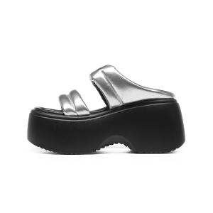 Пляжные сандалии для улицы, женские, лето 2024, новое поступление CARDANRO, Silver