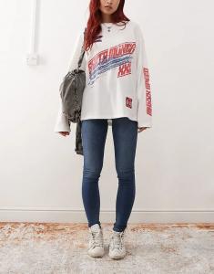 Джинсы Jen push up темно-синего цвета Noisy May