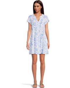 Платье Lilly Pulitzer Ansella Tunic Dress, цвет Resort White Barefoot Beachcombers