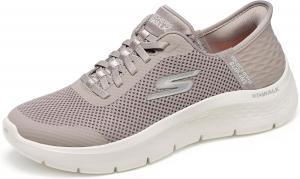 Женские кроссовки Skechers Go Walk Flex Grand Entry с легким надеванием без рук, Taupe