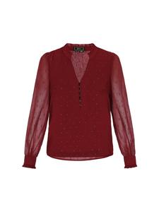 Женская блузка бордового цвета faina