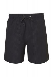 Мужские шорты для плавания в полоску на шнурке Dunmore, цвет Black Ebony Stripe