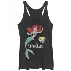 Майка-борцовка для юниоров Disney's The Little Mermaid Ariel Aquatic Friends, цвет Black Heather