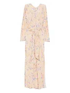 Платье макси с цветочным принтом Forte Forte, нейтральный