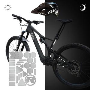 RIESEL DESIGN светоотражающие наклейки, велосипедный шлем, светоотражающая пленка для горного велосипеда для безопасности