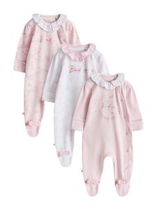 Baker by Ted Baker Пижама в цветах Rose, Pitaya, White