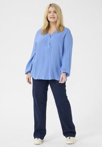 Блуза MAHLENA Kaffe Curve, синий