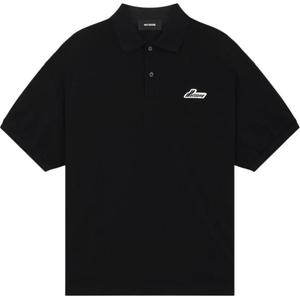 WE11DONE SS25 Поло Unisex Black