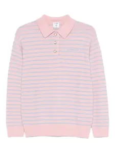 Поло с вышитым логотипом CASABLANCA, розовый