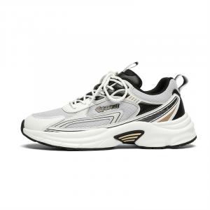 Антискользящие износостойкие низкие кроссовки для бега мужские Feiyue серый белый черный, серый/белый/черный