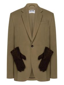 Moschino однобортный пиджак, нейтральный