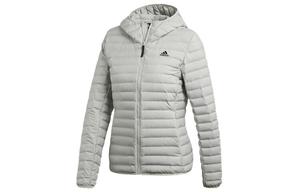 Adidas Женский пуховик, Серебристо-серый