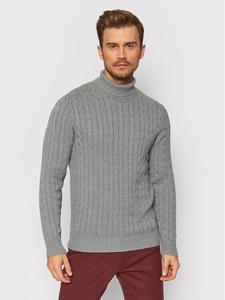 Свитер с высоким воротником обычного кроя Selected Homme, серый