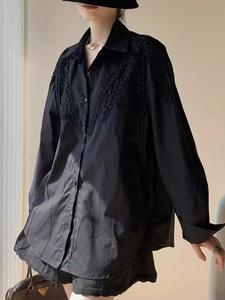 Вышитые рубашки для женщин Doux Belle, цвет Black