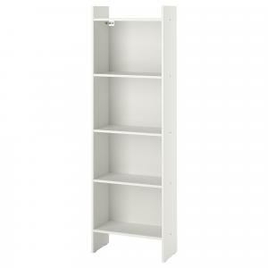 Книжный шкаф BAGGEBO IKEA, 50x25x160 см, белый