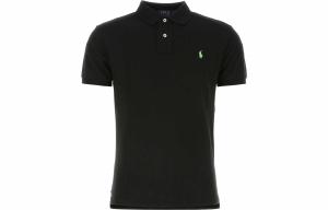 Поло с вышитым логотипом Polo Ralph Lauren, черный