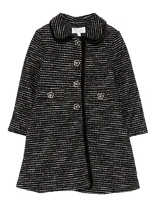 Твидовое пальто на пуговицах Patachou, черный