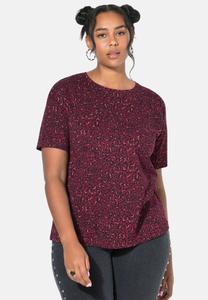 Футболка Studio Untold Print T-shirt, Claret/Berry