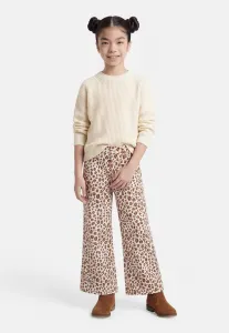 Джинсы с животным принтом, унисекс, свободный крой. Tinycottons, Off-White