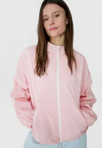 Тренировочная куртка с капюшоном Bershka, Pink