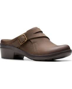 Женские мюли Angie Braley с закругленным носком Clarks, Slate Leather