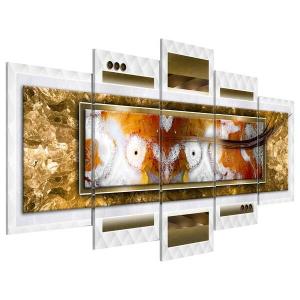 Картина Artgeist A Sprinkling of Snow, 50 см, золотой/белый