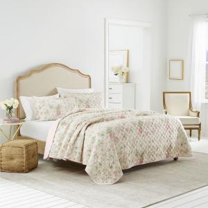 Комплект одеял Laura Ashley Breezy с цветочным принтом, розовый