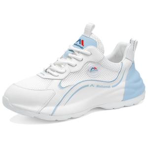 Kolumb Нескользящие и дышащие низкие повседневные туфли женские, белые, светло-голубые