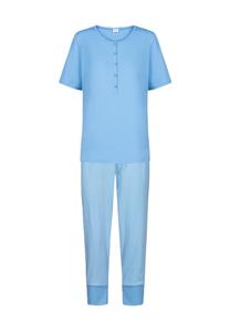 Пижама из хлопка в мелкую полоску Mey, синий