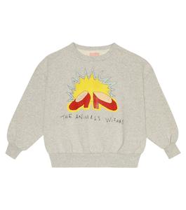 Толстовка из хлопка с принтом The Animals Observatory, разноцветный