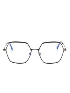 TOM FORD Eyewear очки в геометричной оправе, черный