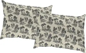 Декоративная подушка Адам "Старые добрые времена", сертификат GOTS - чехол без наполнителя, 1 шт Adam 50х50 см, черный