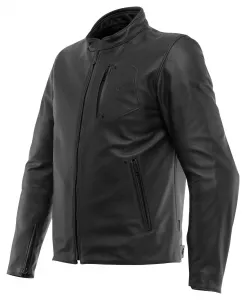 Кожаная куртка на липучках Dainese, черный