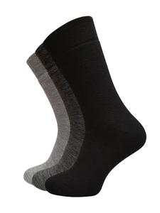 Cotton Prime Носки в темно-сером, крапчато-сером, черном цветах