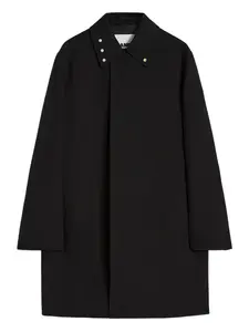 Двубортное пальто JIL SANDER, черный