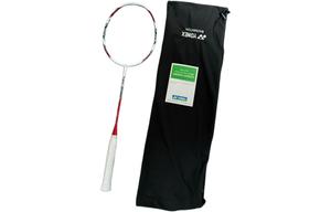 YONEX Ракетка для бадминтона Bow Sword ARC11 PRO BP Full Carbon, тип: контроль, универсальная, для защиты, профессиональная, 4U/G5, Red White